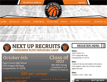 Tablet Screenshot of nextuprecruits.com